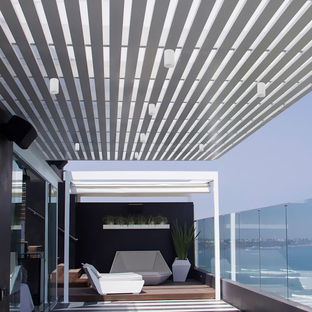 LIGHTECH - Spot Cilíndrico GU10 IP20 Blanco