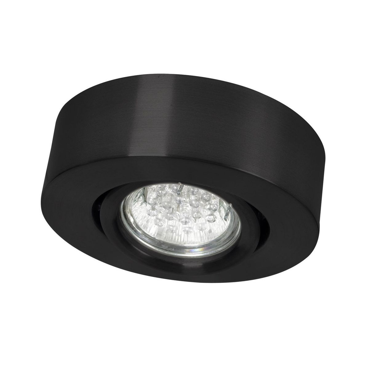 CIAMETSA - Spot Cilíndrico sin Foco GU10 Negro 3.5x11cm