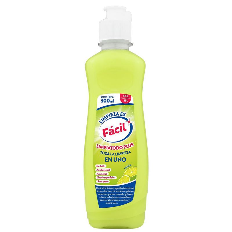GENERICO - Limpiatodo Facil Limón 300 Ml