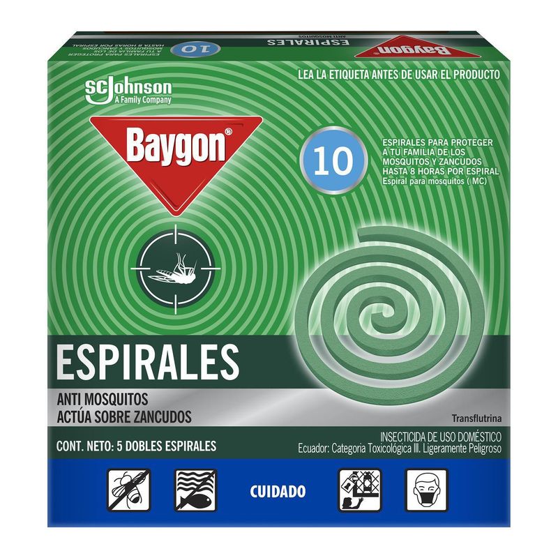 BAYGON - Baygon Espirales x10 unidades