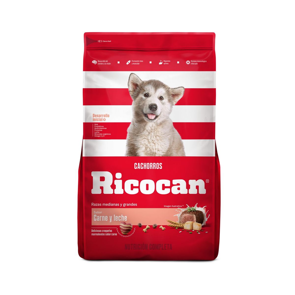 RICOCAN - Ricocan Cachorros Alimento Perros 15kg Carne y Leche