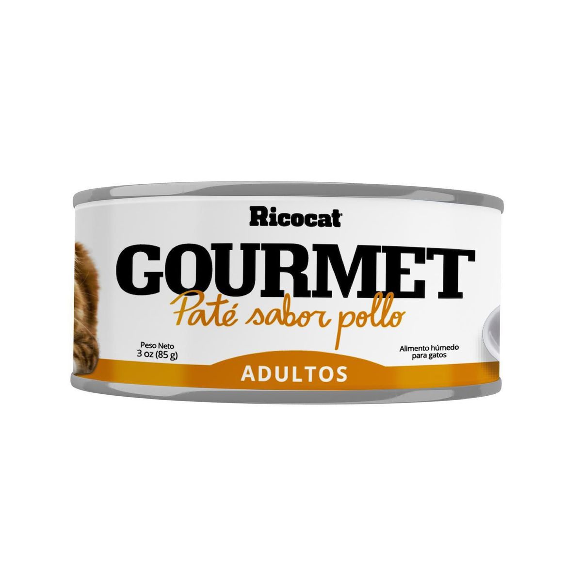 RICOCAT - Ricocat Gourmet Adultos Alimento Gatos 3oz Pate con Pollo