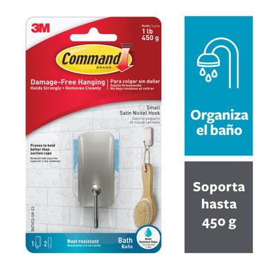 Gancho Peque�o Niquel Ba�o