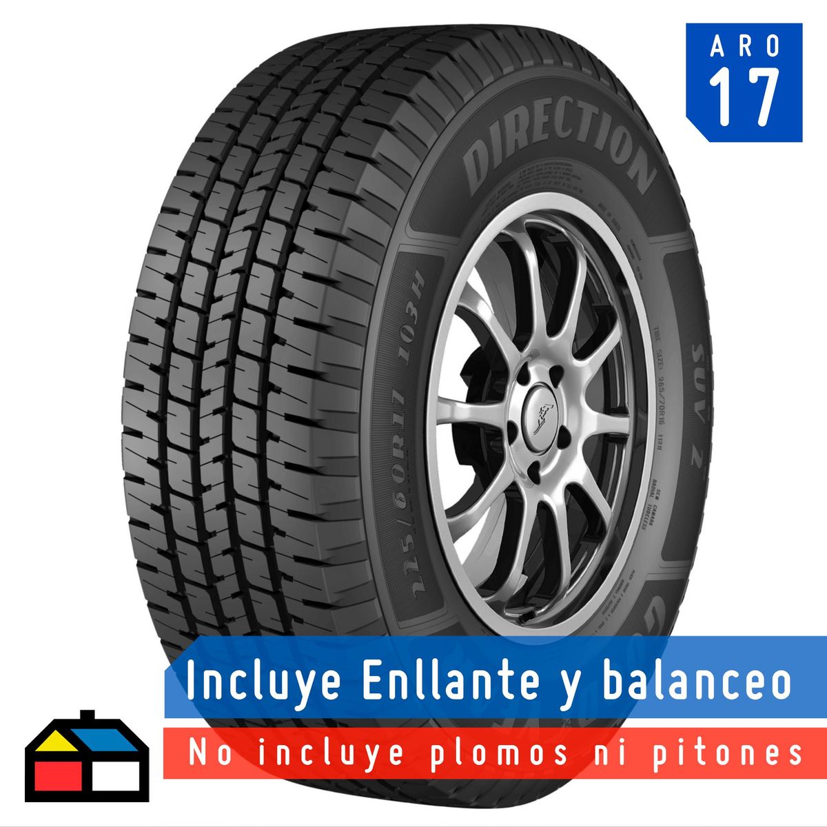 GOODYEAR - Llanta Goodyear 225/60 R17 103H Direction SUV 2