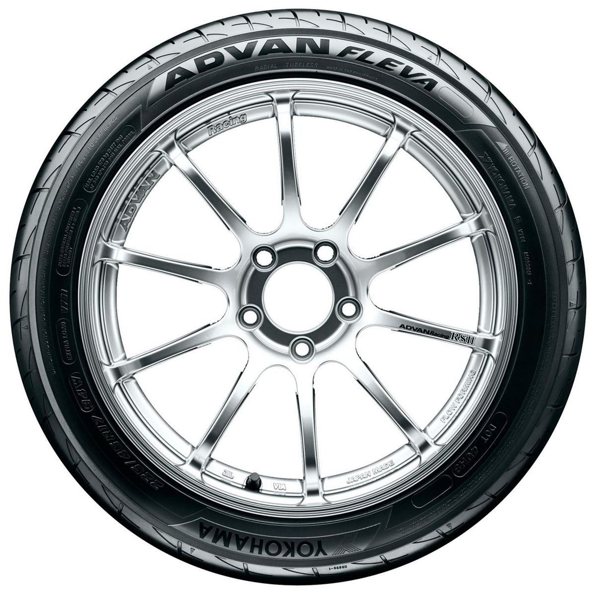 YOKOHAMA - Llanta Yokohama ADVAN Fleva V701 205/55 R15 88V TL