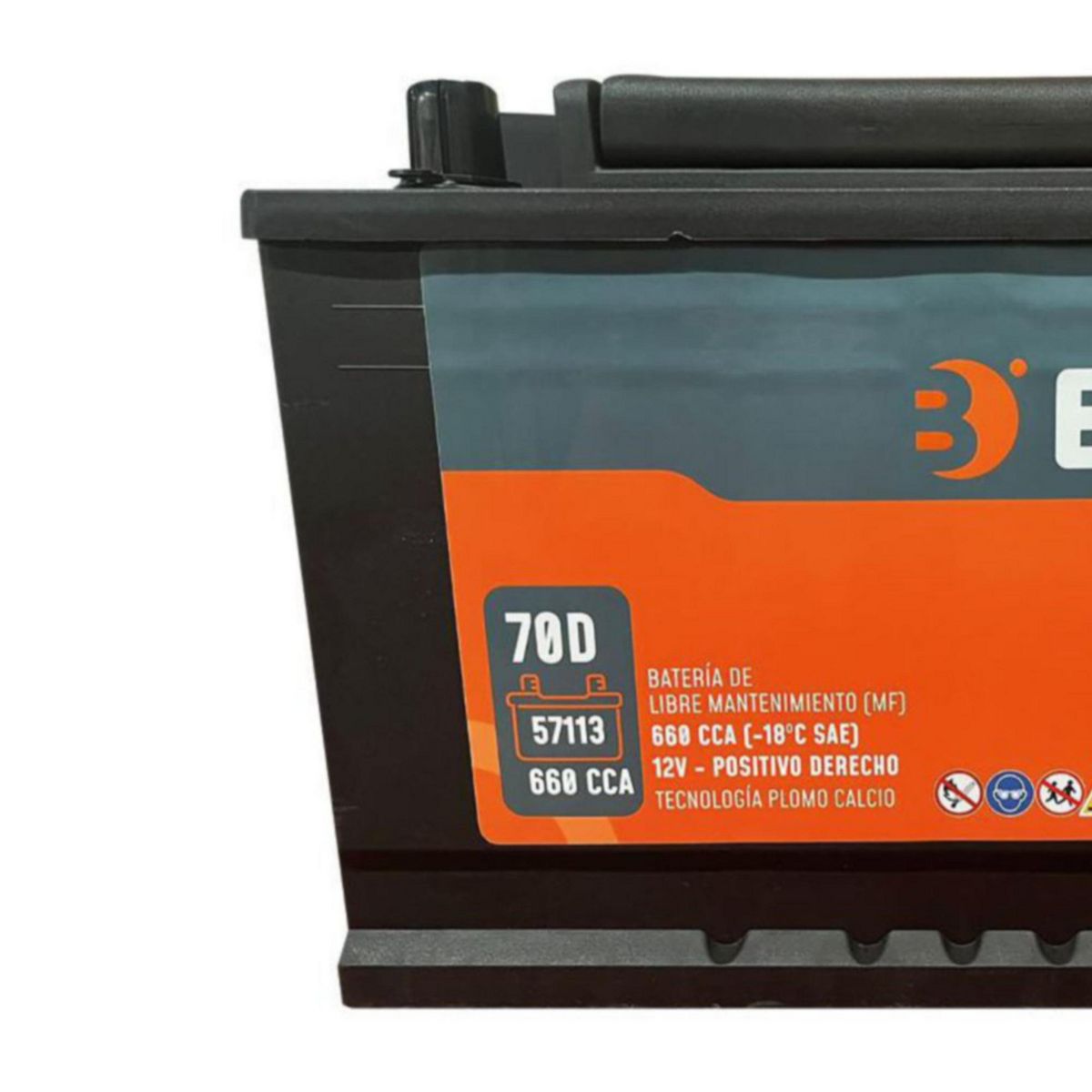 BESTE - Batería para Auto Beste 57113 Lb3 (70Ah/660A)