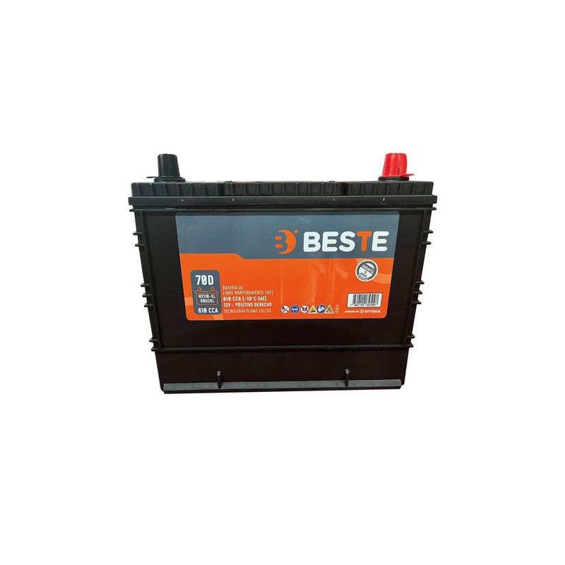 BESTE - Bateria Beste Nx110-5L (70Ah/610A)