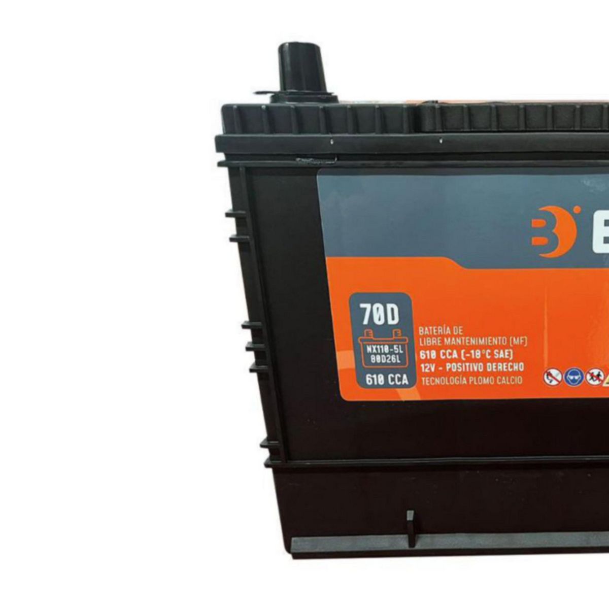 BESTE - Batería para Auto Beste Nx110-5L (70Ah/610A)