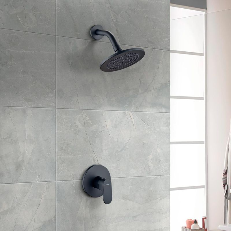  - Mezcladora Monocomado para Ducha Oxford Negro Mate