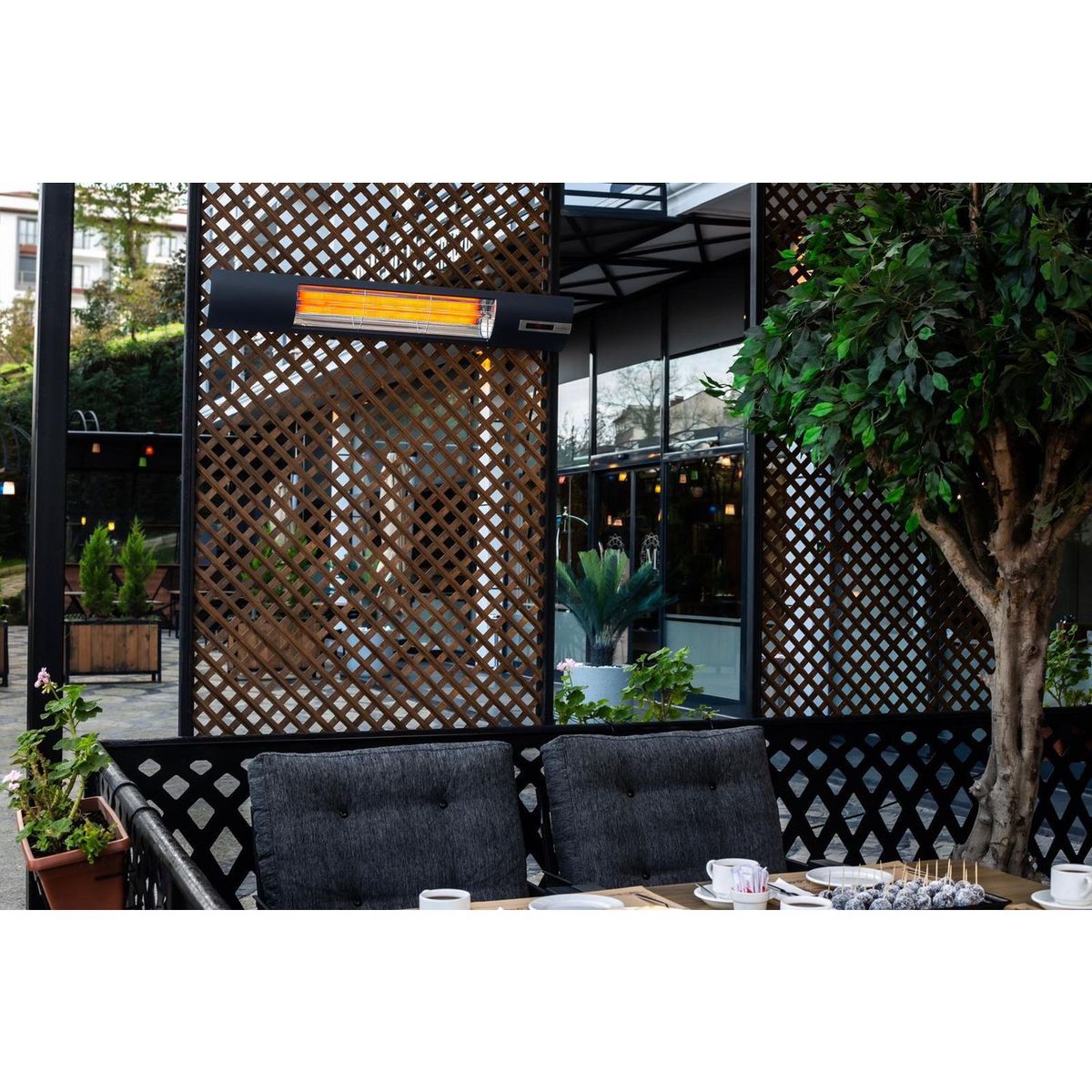 VEITO - Calefactor para exteriores Space S Black