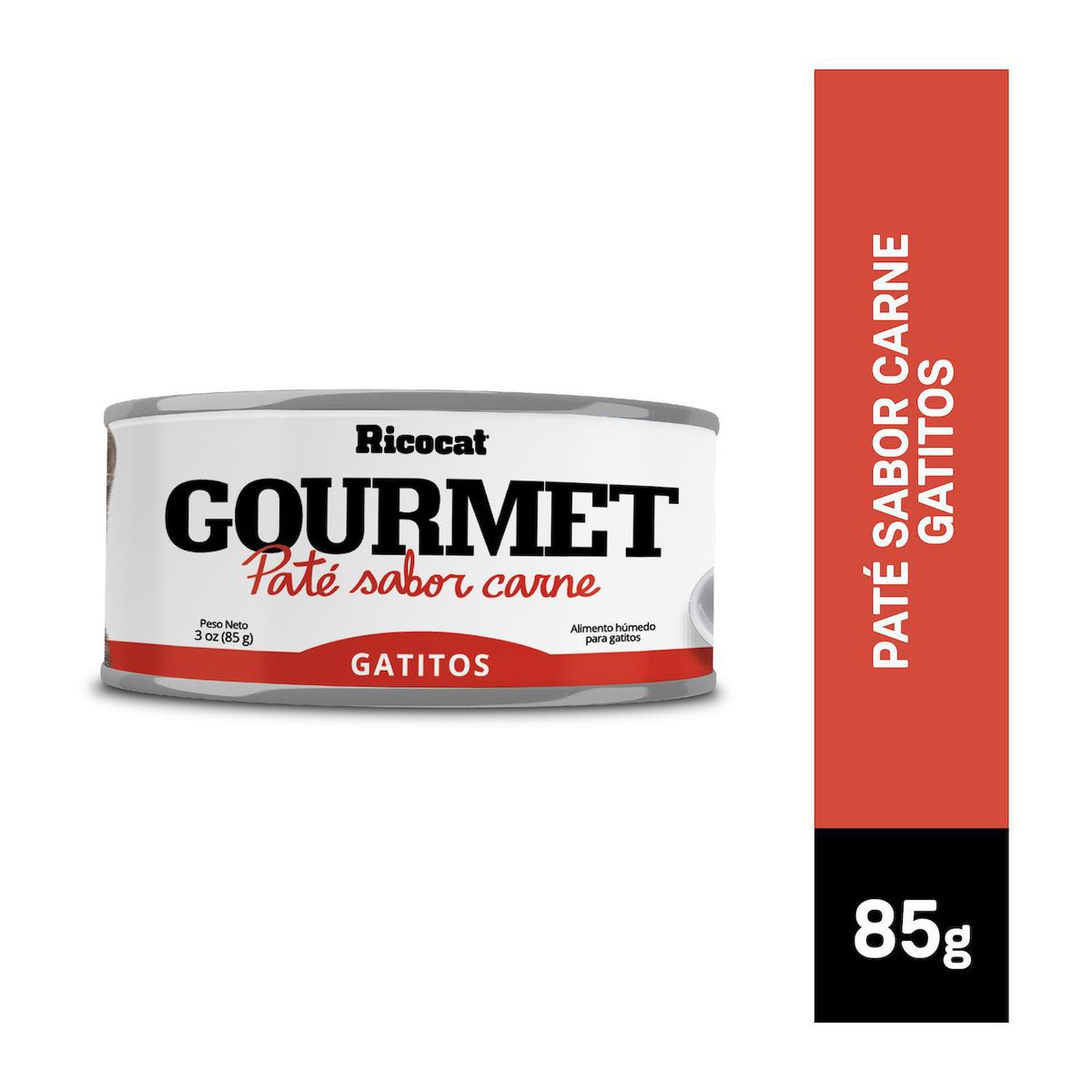 RICOCAT - Gourmet Cachorro en Pate con Carne 30Oz