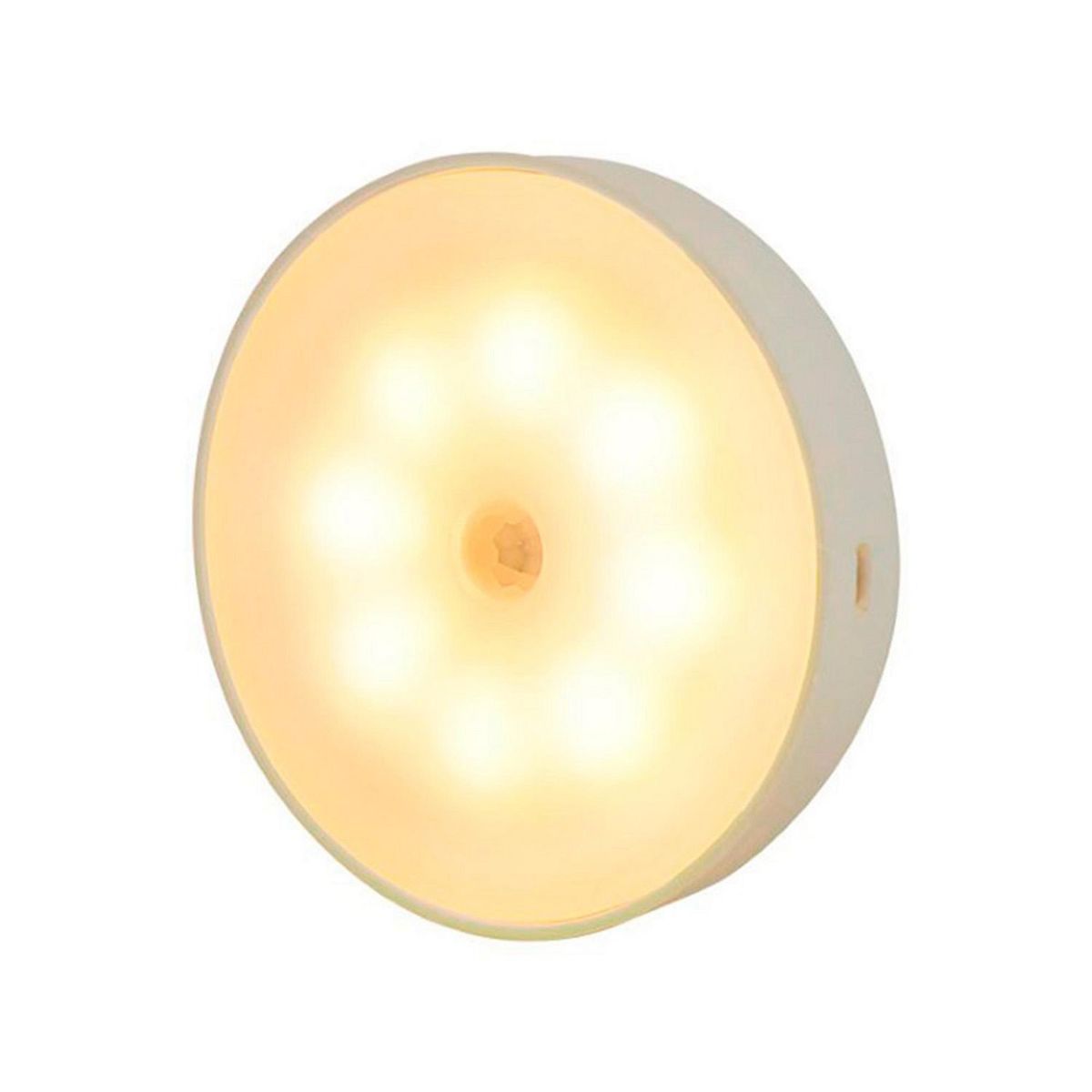 ALLPACK HOME - Luz LED con Sensor de Movimiento Redondo Luz Cálida