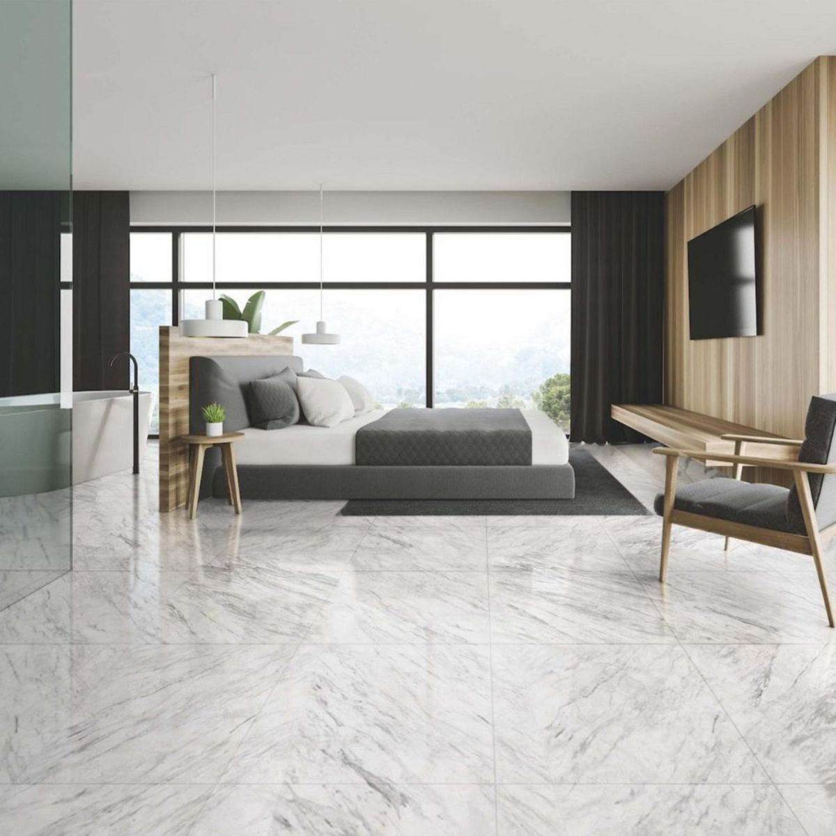 KLIPEN - Gres Porcelanico Gris Marmol 60x60cm 1.44m2 Chanel