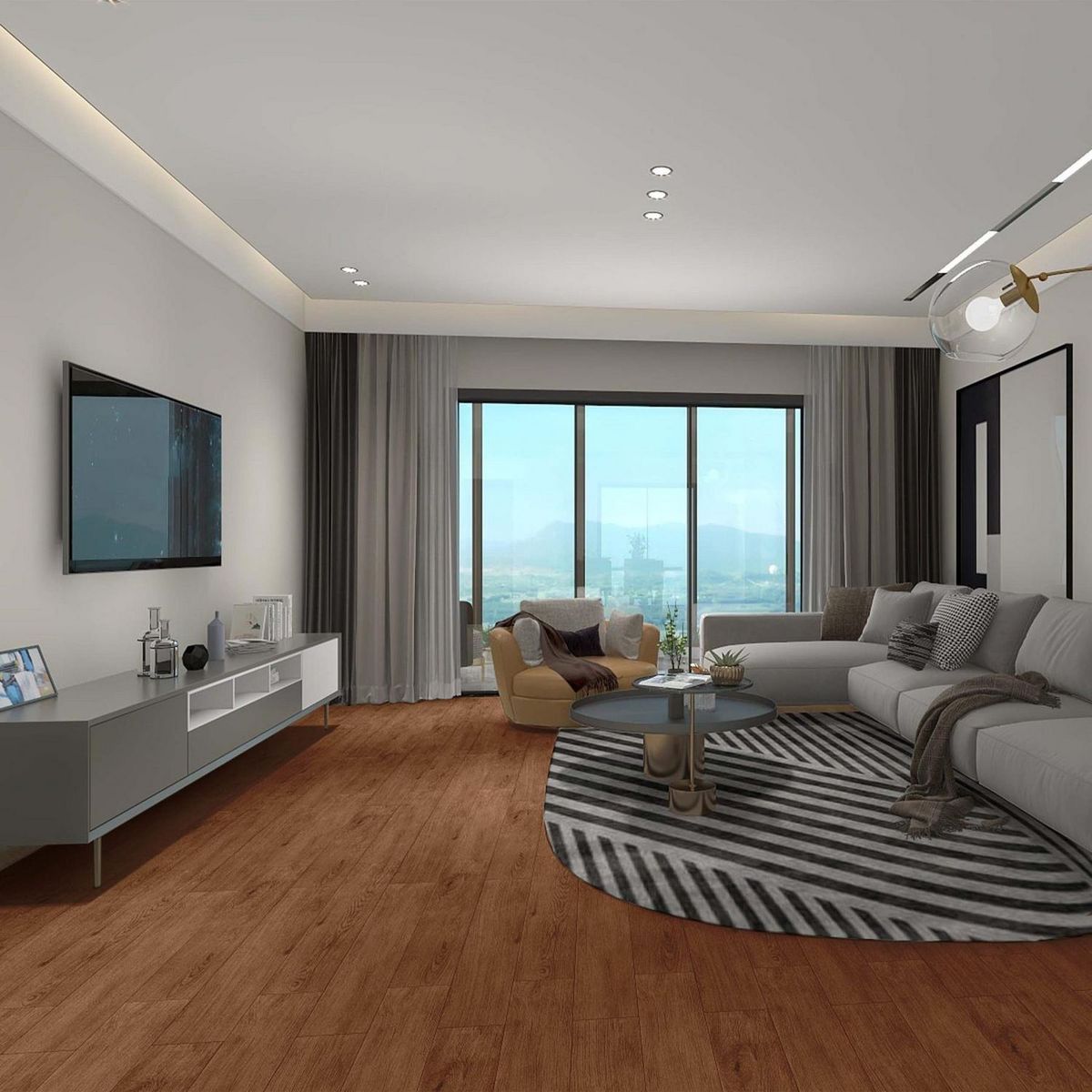 KLIPEN - Gres Porcelanico Beige Maderado 20x120cm 1.44m2 Madrid