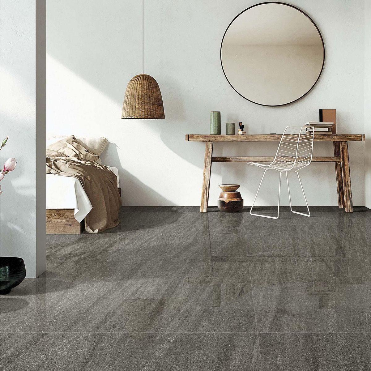 KLIPEN - Porcelanato Gris Cementicio 60x120cm 1.44m2 Nexus