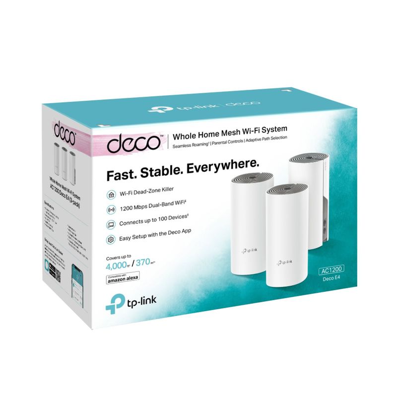 TP LINK - Sistema Mesh Wi-Fi AC1200 Deco E4 (3pack)