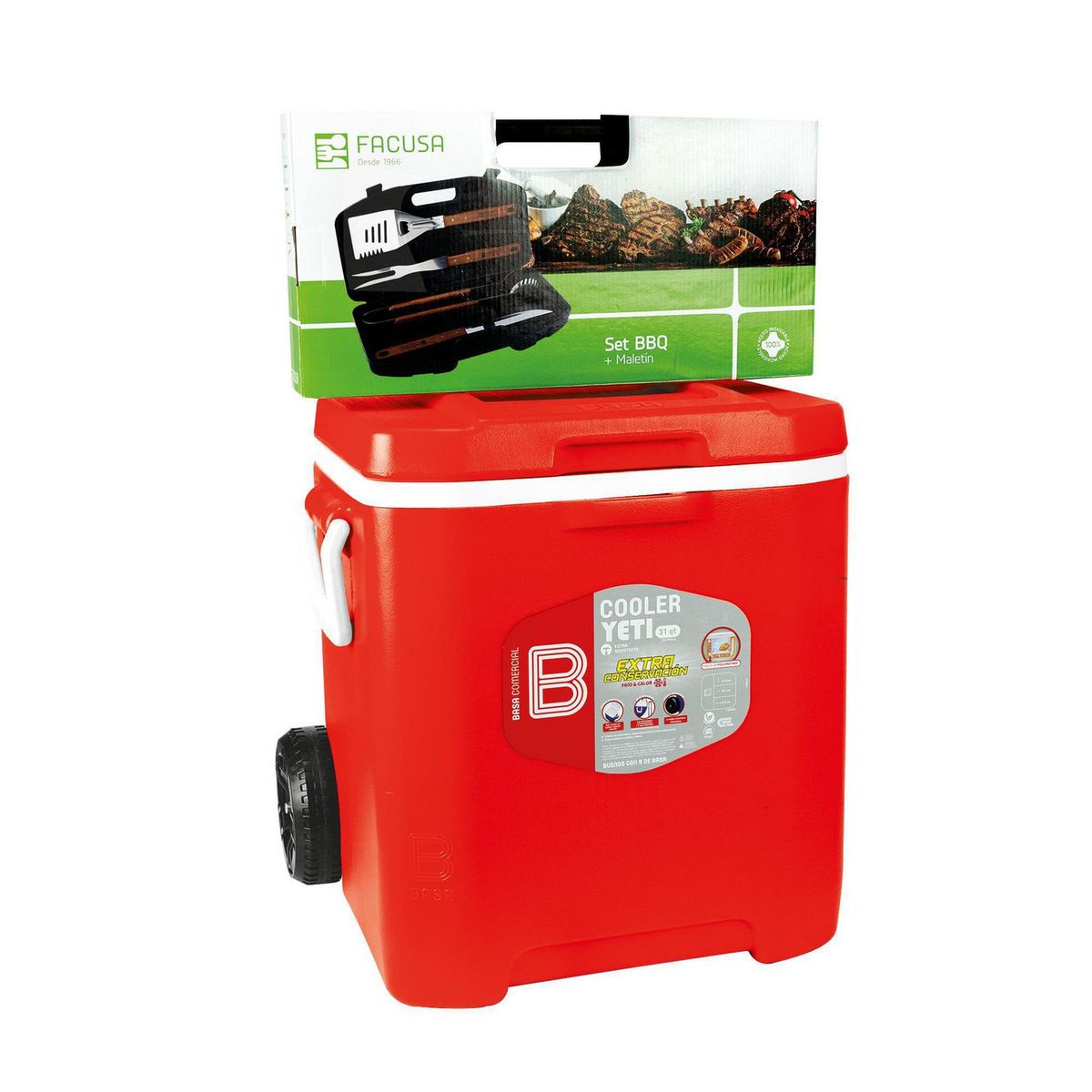 BASA - Cooler Basa Rojo 31 L