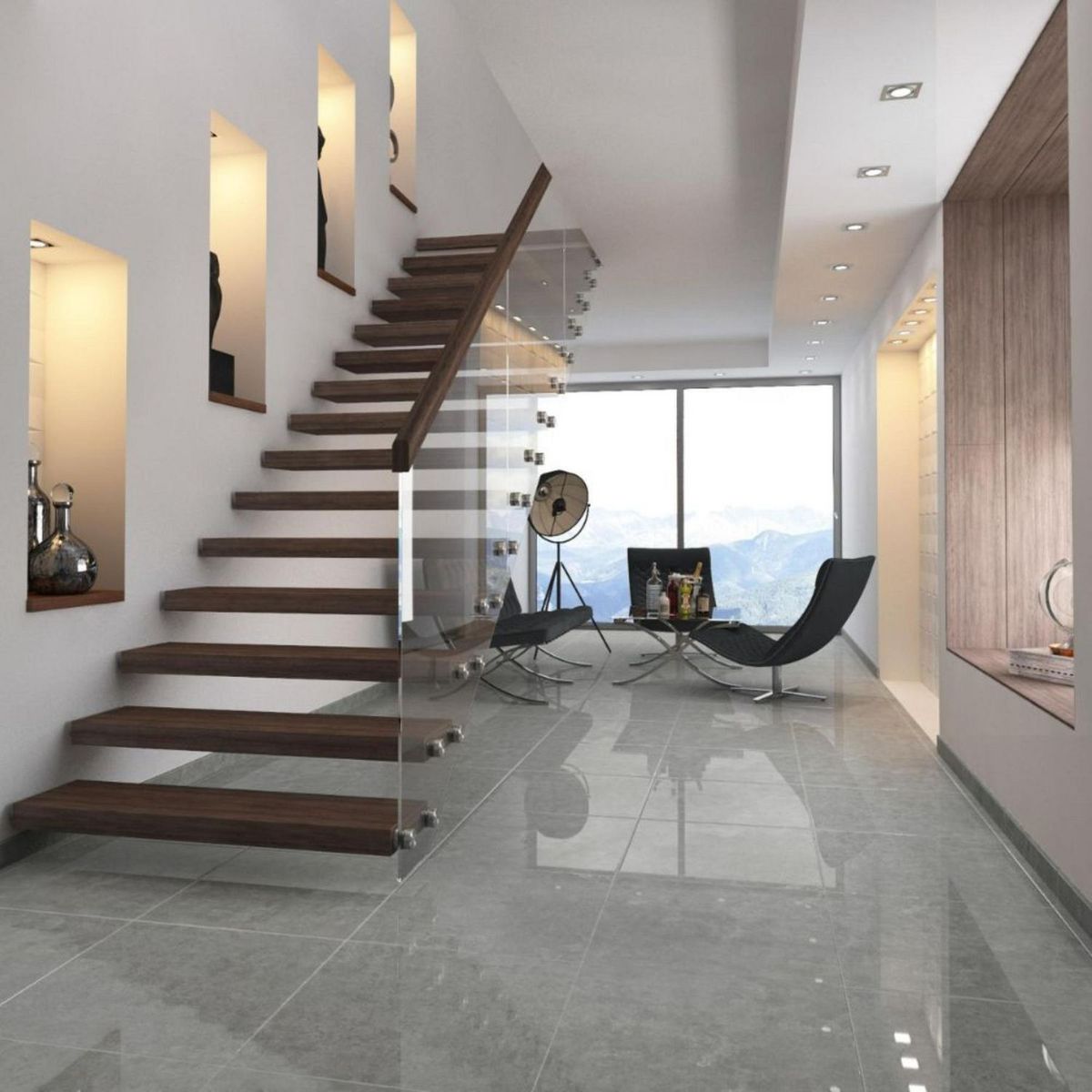 KLIPEN - Porcelanato Plata Cementicio 60x60cm 1.44m2 Always