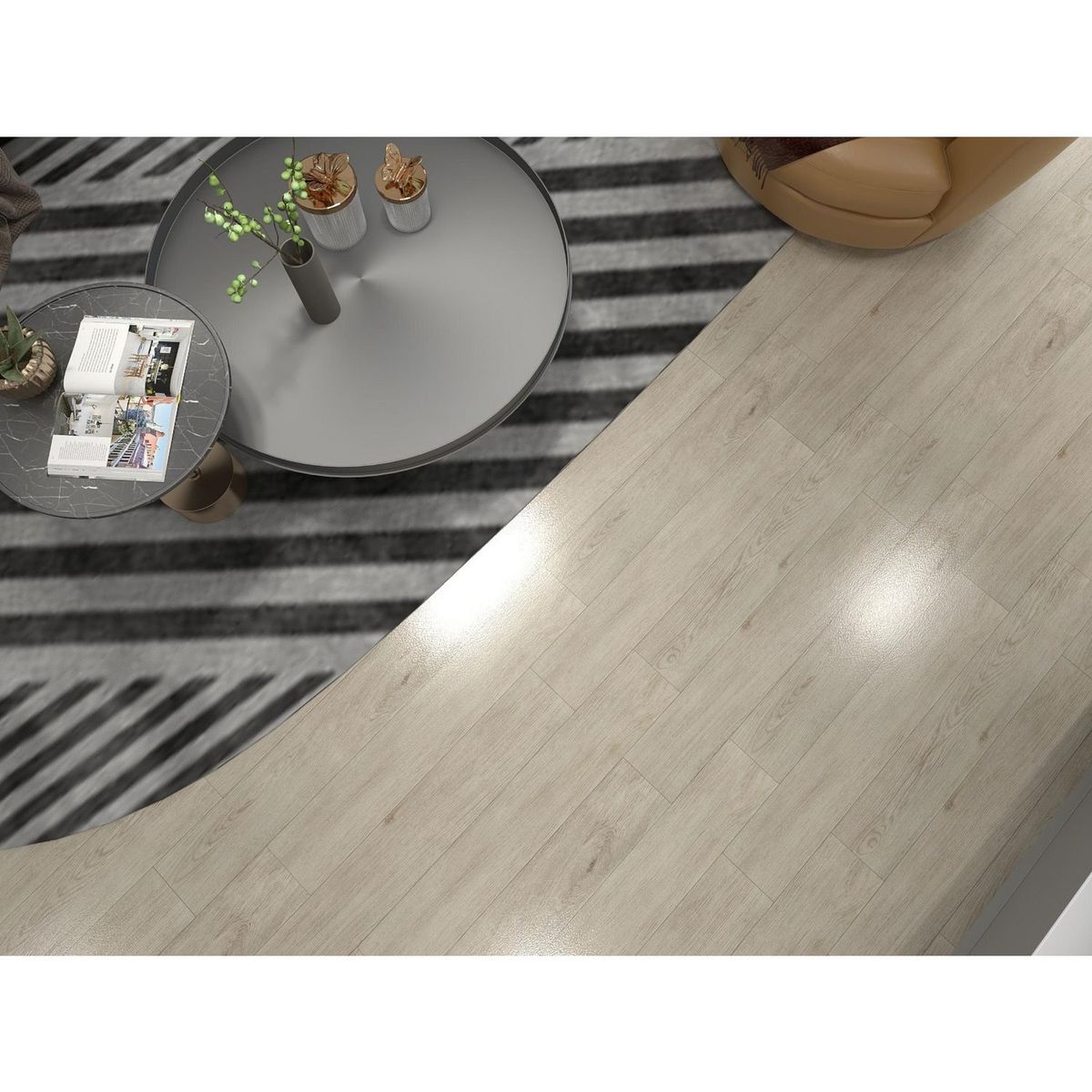 KLIPEN - Porcelanato Beige Maderado 20x120cm 1.44m2 Madrid