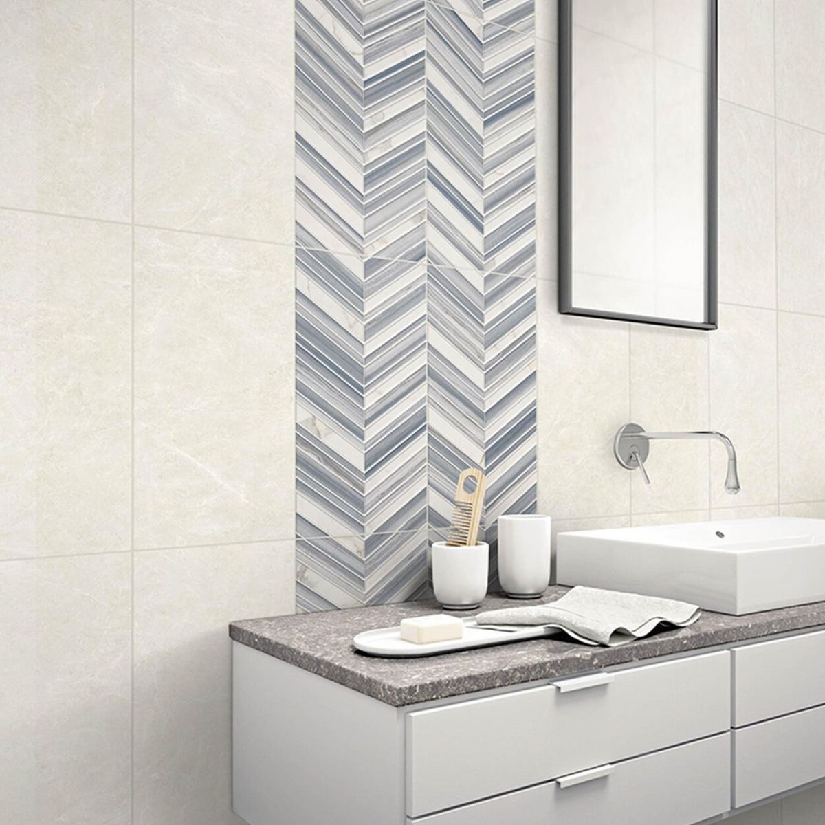 CERABOL - Cerámica Iris Perla Brillo 2m2 29.9x60.1 cm para piso