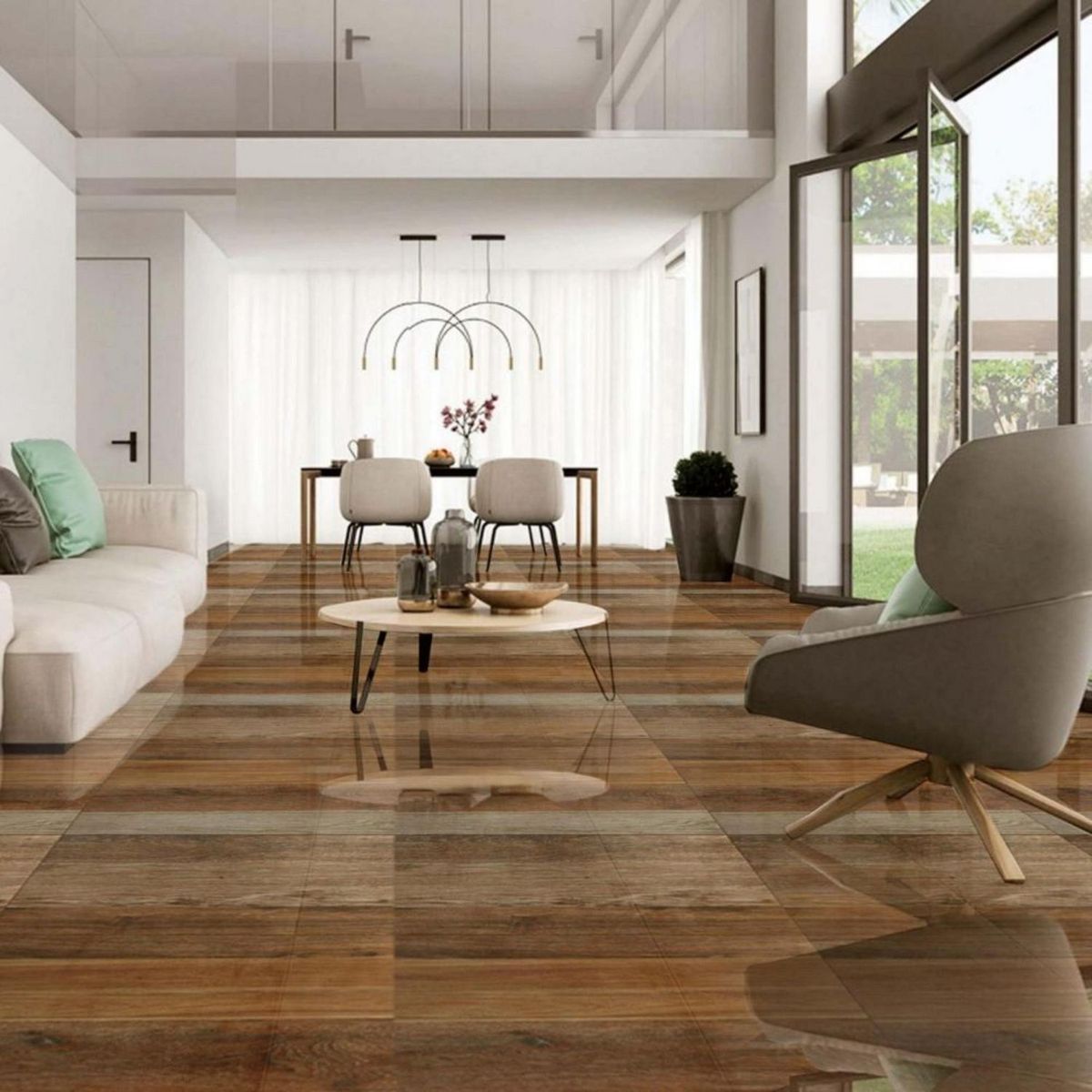 KLIPEN - Gres Porcelanico Marrón Maderado 60x60cm 1.44m2 Samara