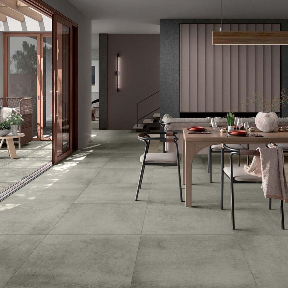 KLIPEN - Gres Porcelanico Blanco Cementicio 60x60cm 1.44m2 Brava