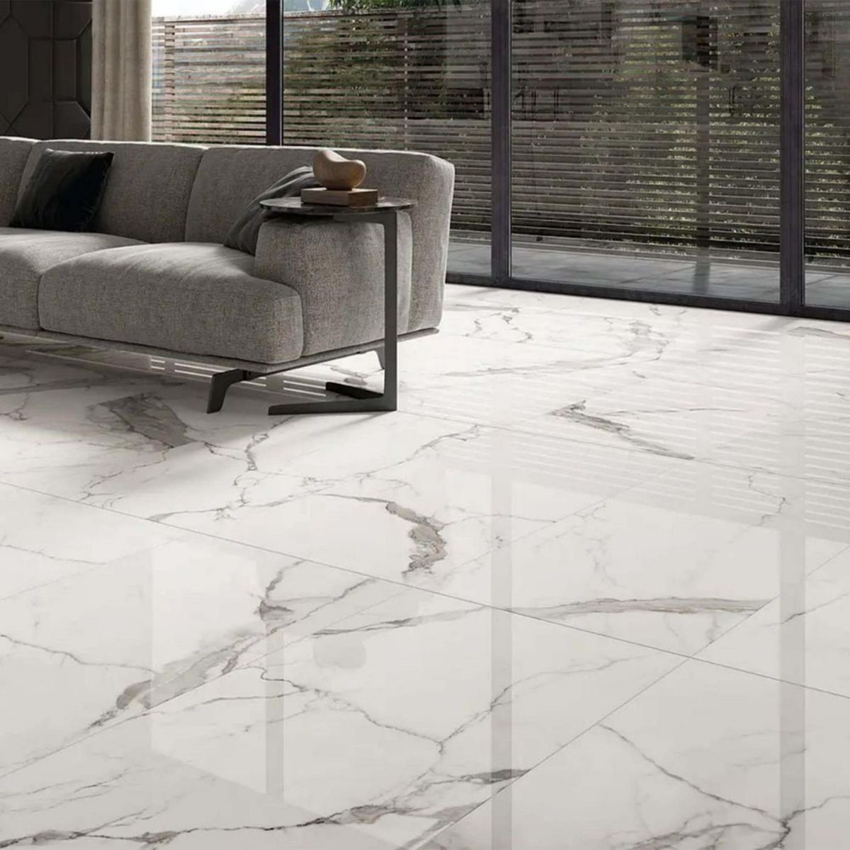 KLIPEN - Porcelanato Blanco Marmol 60x60cm 1.44m2 Statuario