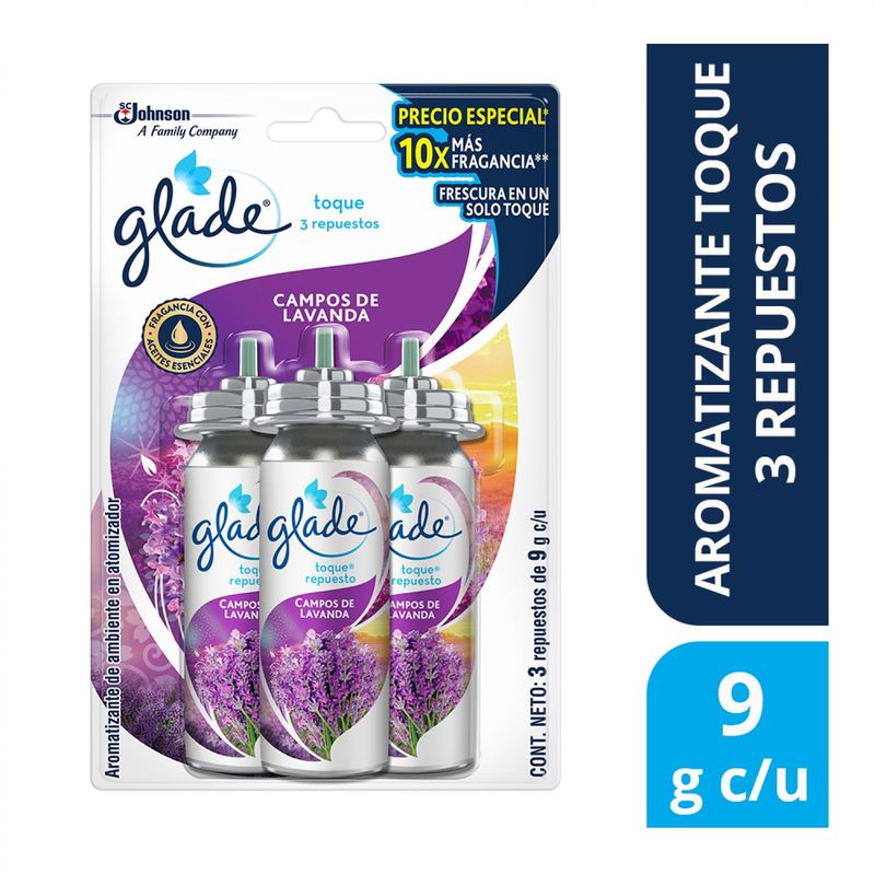 GLADE - Repuesto de Glade Toque Campos de Lavanda x 3 unid.