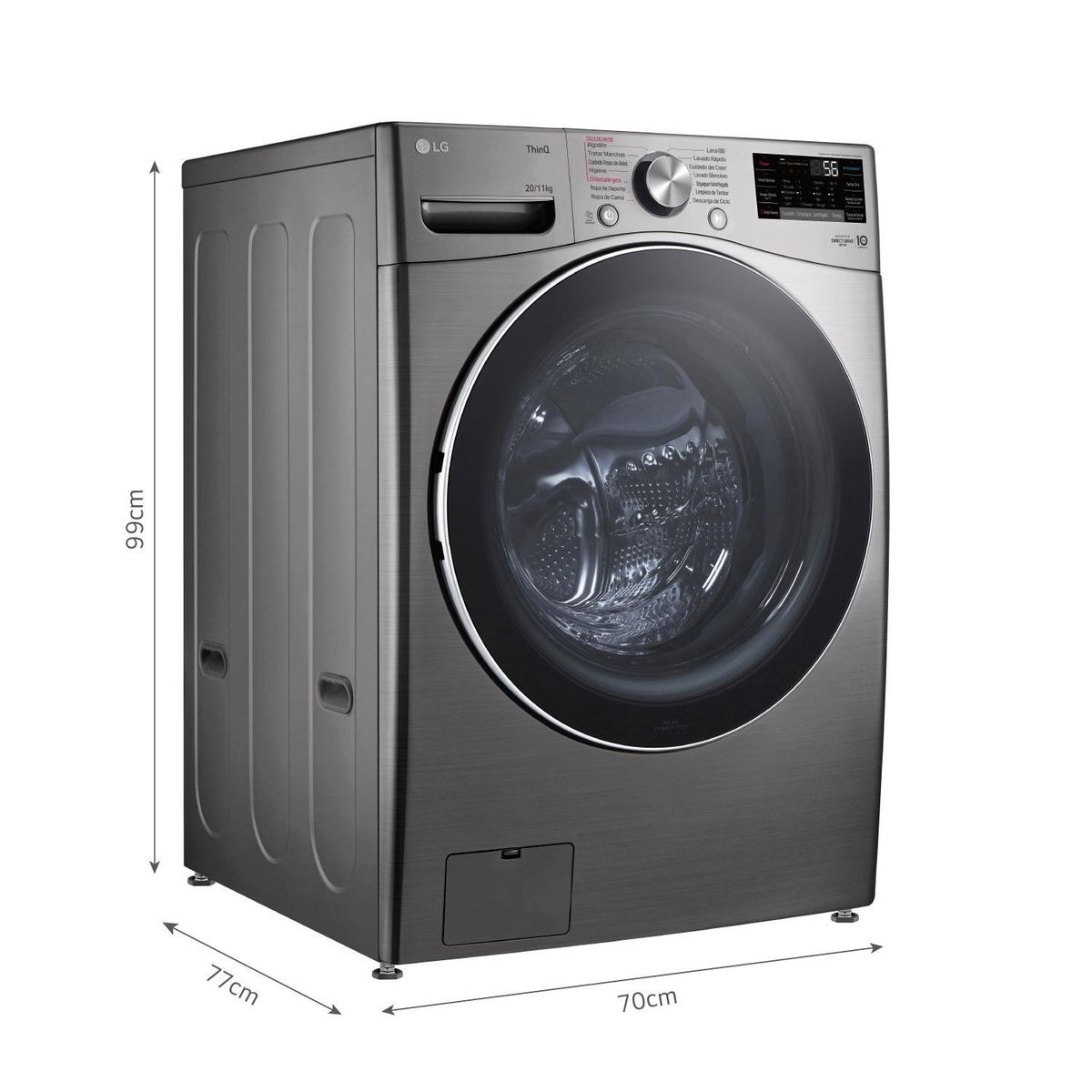 LG - Lavaseca Lg 20/11 Kg WD20VV2S6R