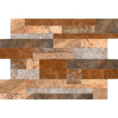 Fachaleta Cer�mica Hamburgo Rojo 30x45cm 1.51m2 para muro