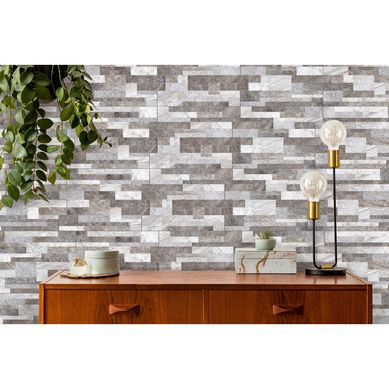 Fachaleta Cer�mica Hamburgo Gris 30x45cm 1.51m2 para Muro