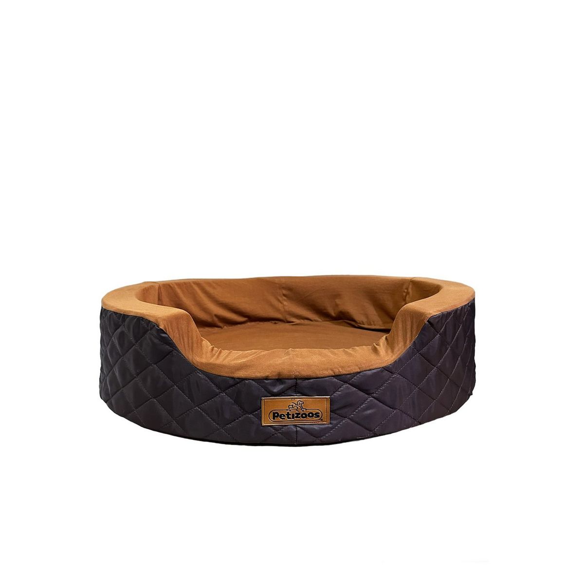 PETIZOOS - Cama para Perros de Algodón Marrón 14x62x58cm