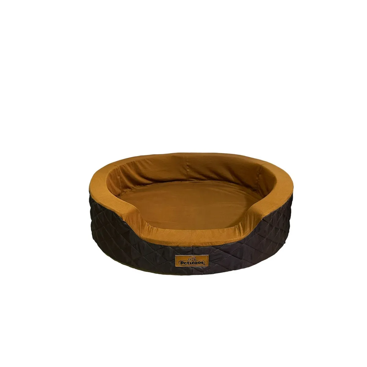 PETIZOOS - Cama para Perros de Algodón Marrón 14x62x58cm