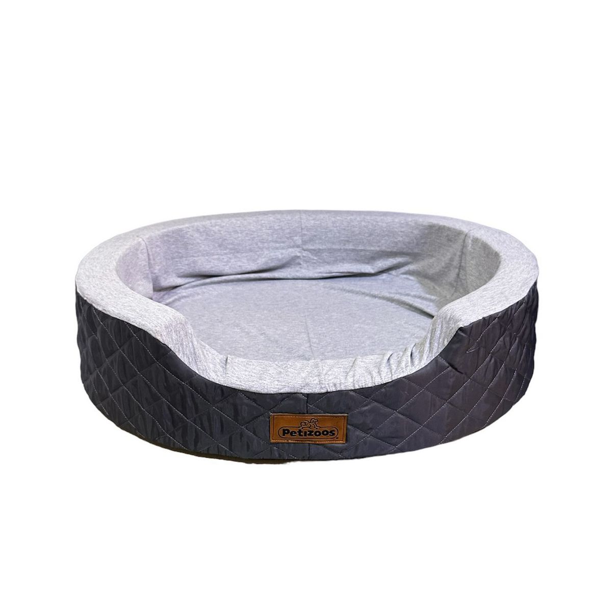 PETIZOOS - Cama para Perros de Algodón Gris 14x62x58cm
