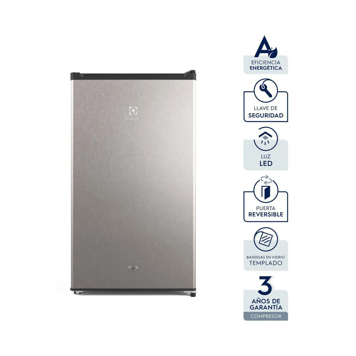 ELECTROLUX - Frigobar Electrolux 90 Lt ERD090G2HWG Gris