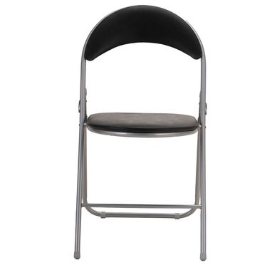 Silla de Comedor plegable metal Negro
