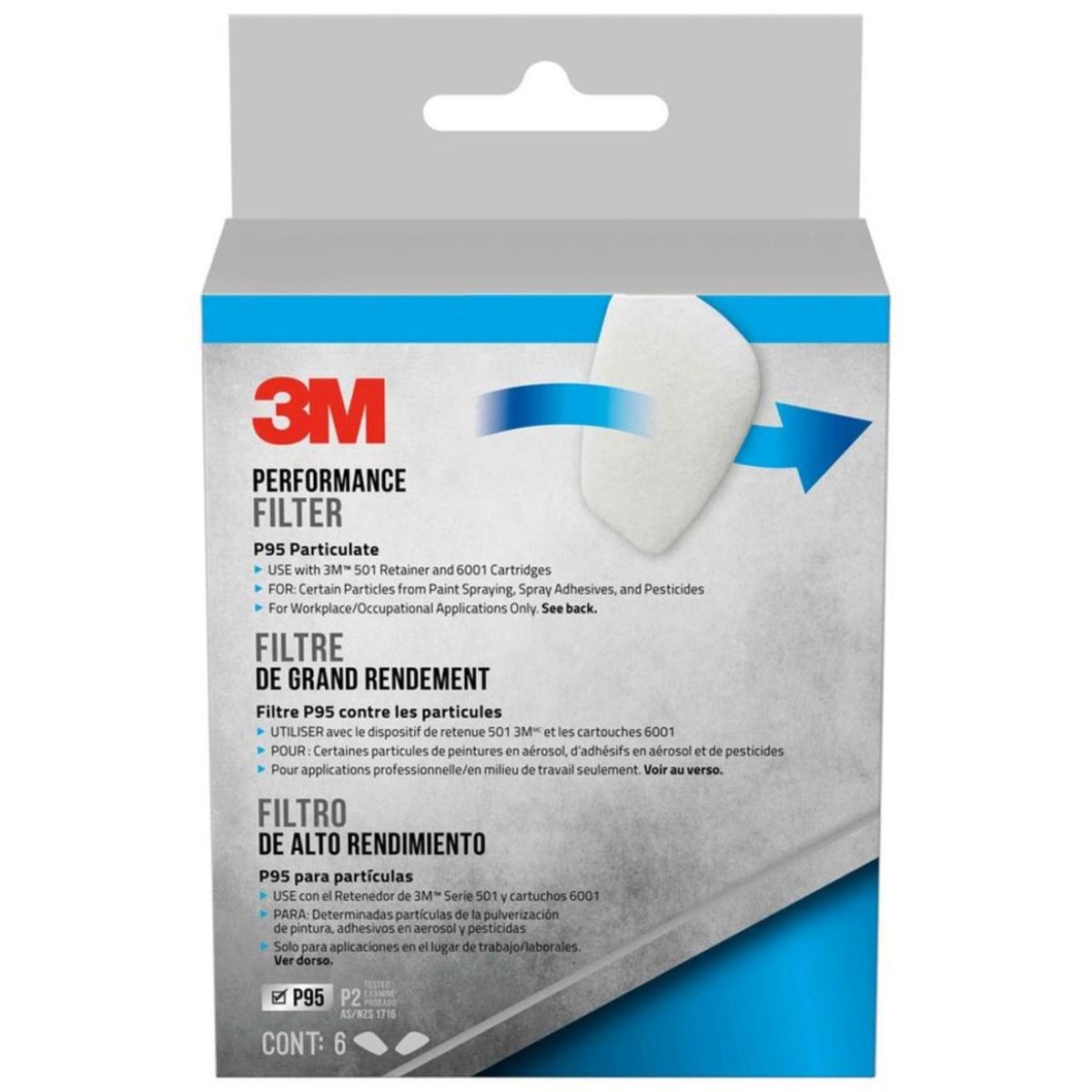 3M - Filtro 3M 5P71 Pack 6 Und P95