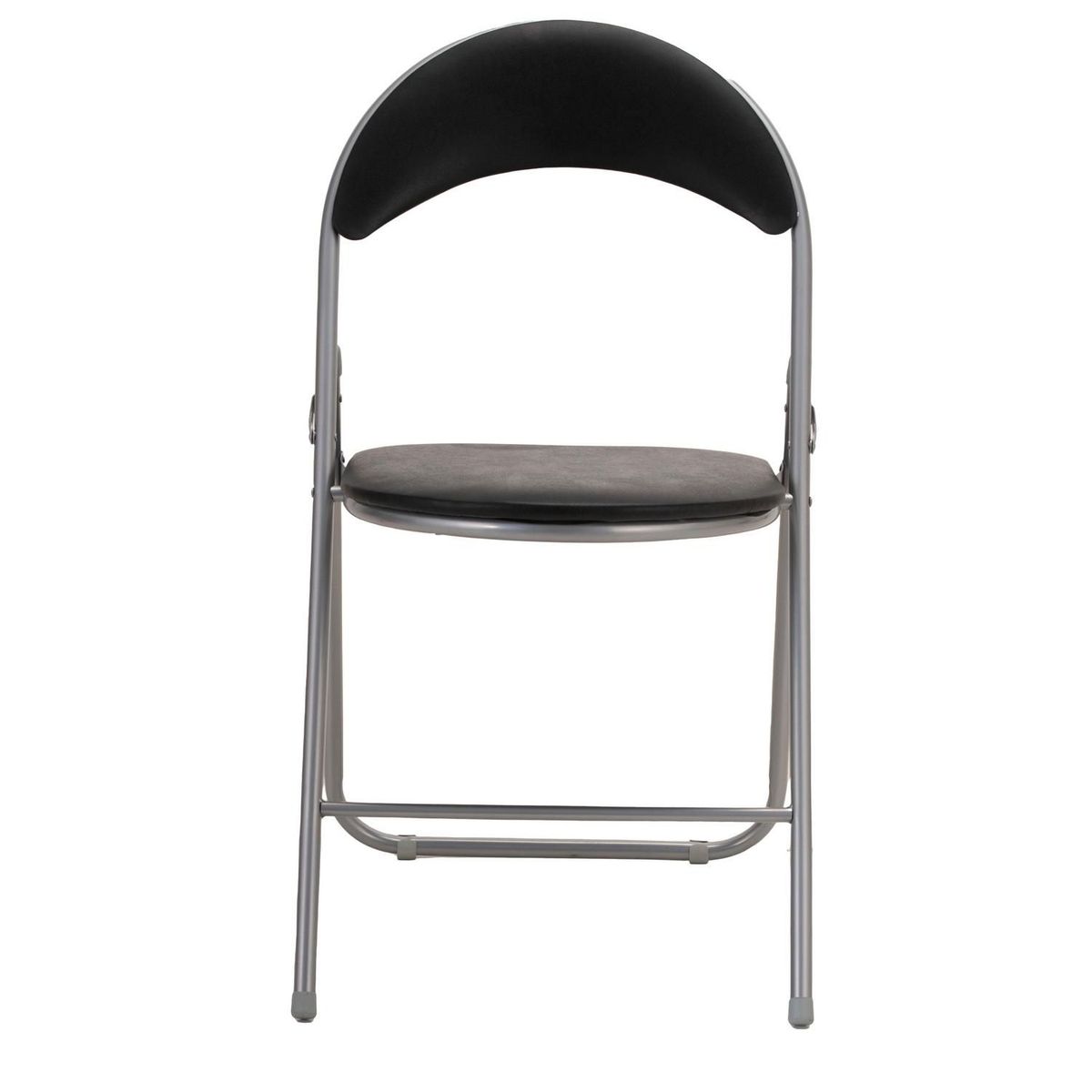 CASA BONITA - Silla de Comedor plegable metal Negro