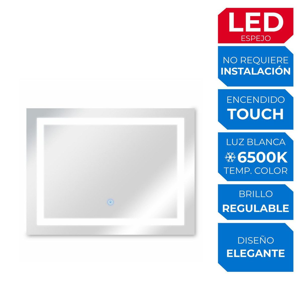 AMERICAN FURNITURE - Espejo LED de Baño Tokyo Style