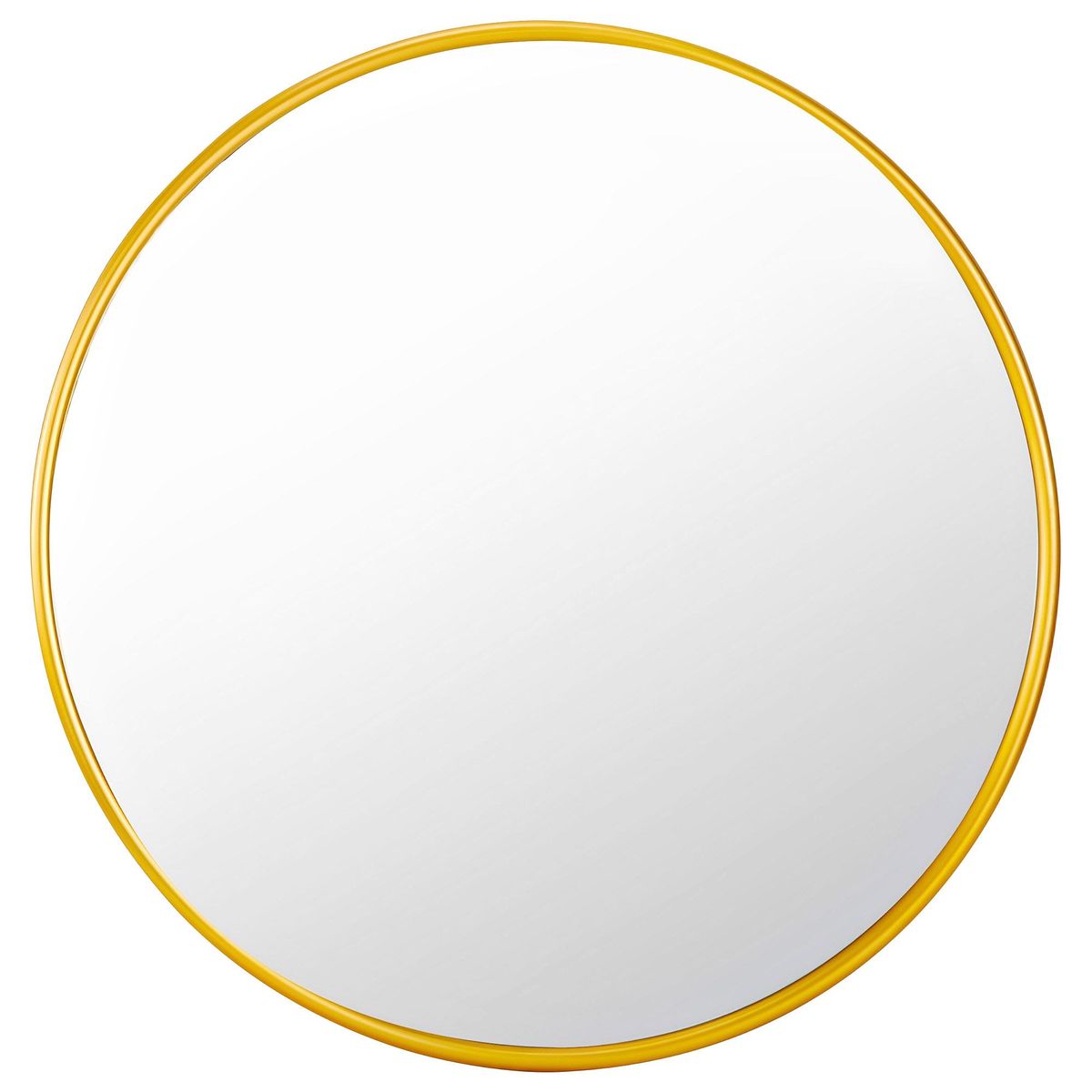 AMERICAN FURNITURE - Espejo de Baño Circular con Marco Oro