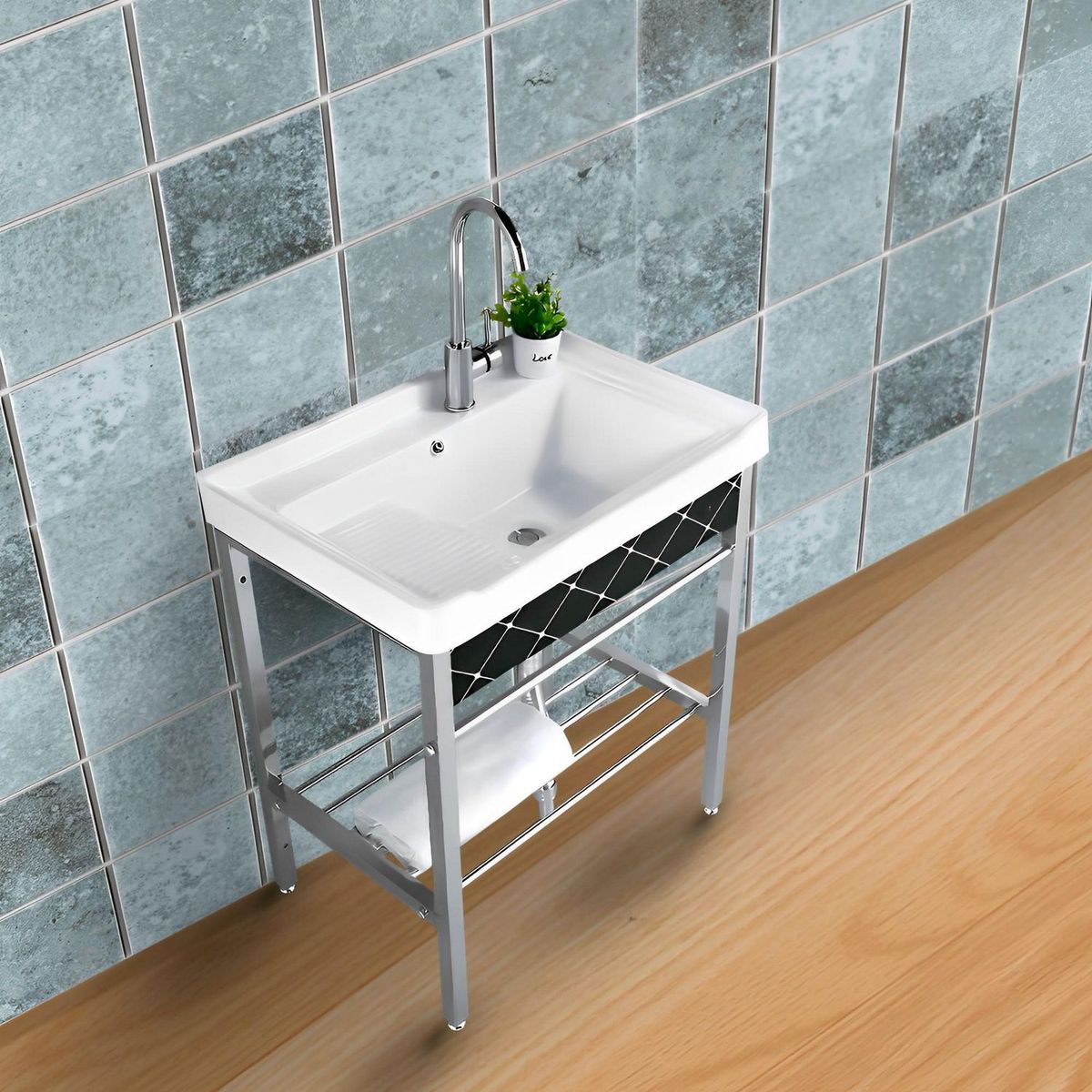 RECIPLAC - Lavadero de Ropa con Mueble Inox