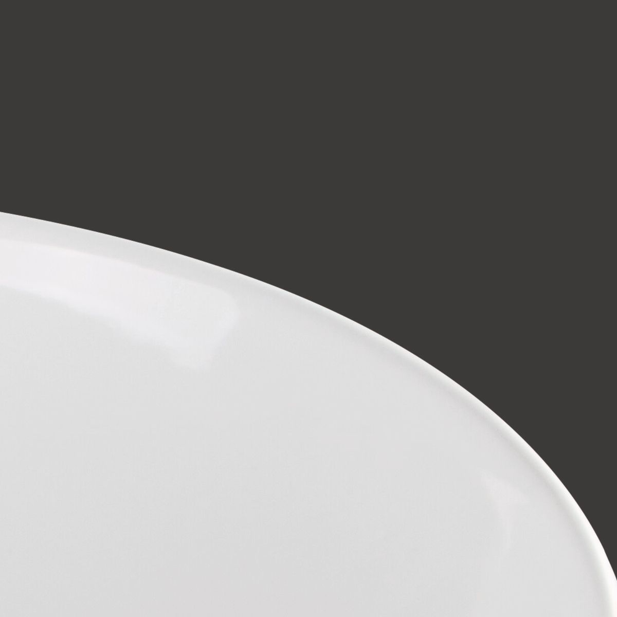 TREBOL - Lavatorio para Sobreponer Priano Redondo Blanco Mate