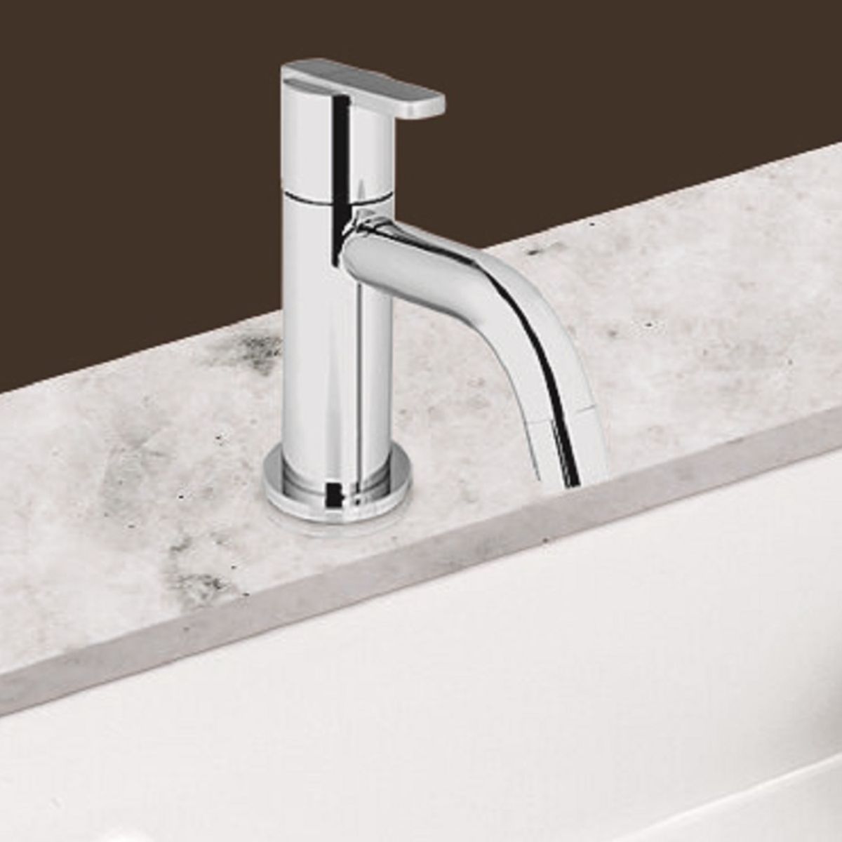 TREBOL - Lavatorio para Sobreponer Iseo Rectangular Blanco