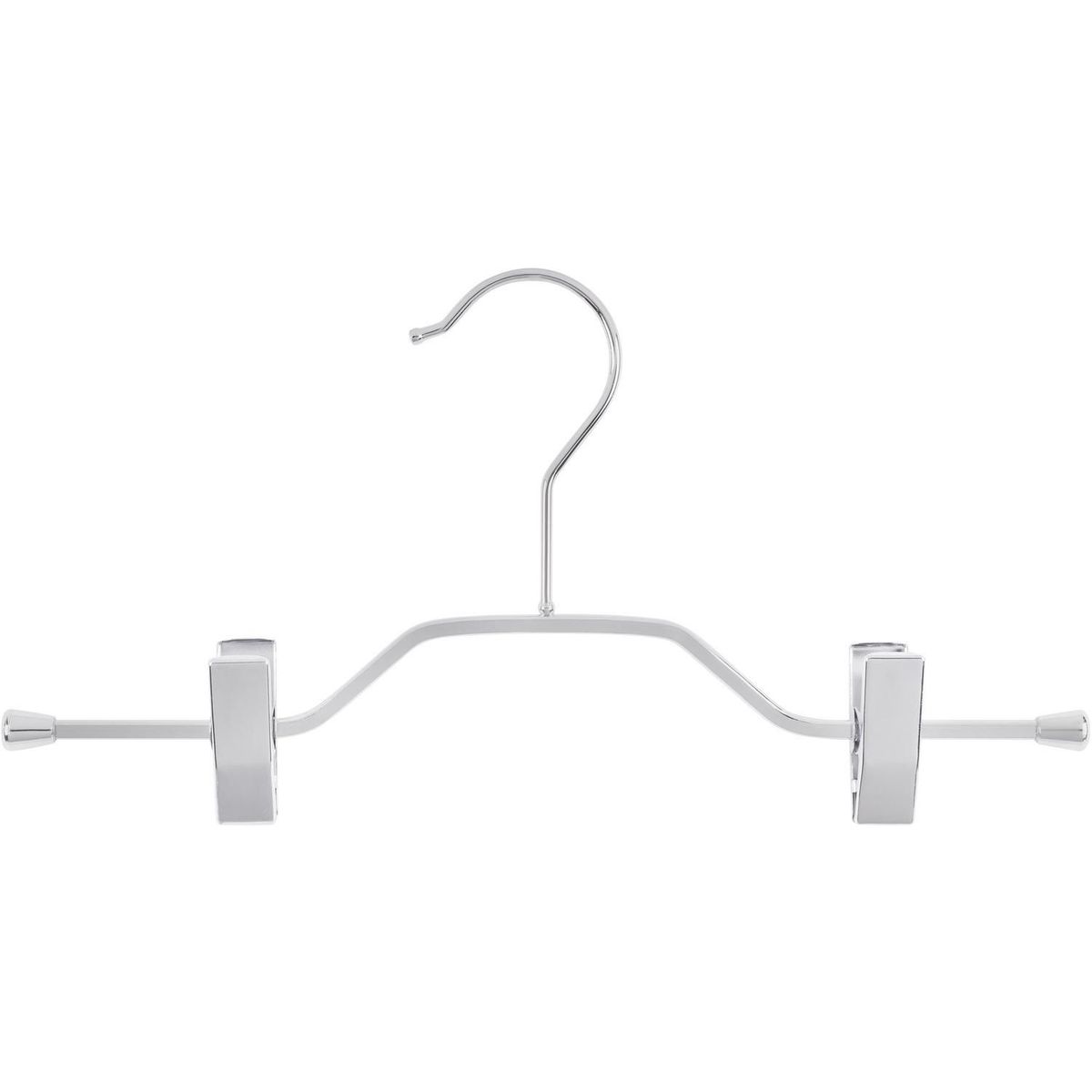 JUST HOME COLLECTION - Colgador de Ropa Metálico Cromado con Gancho