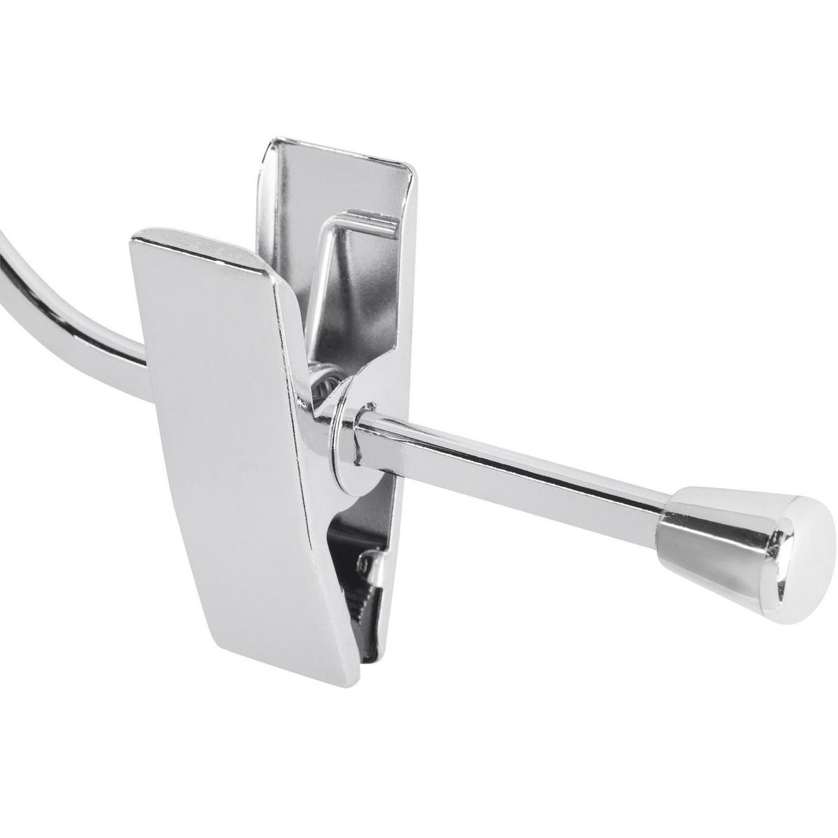 JUST HOME COLLECTION - Colgador de Ropa Metálico Cromado con Gancho