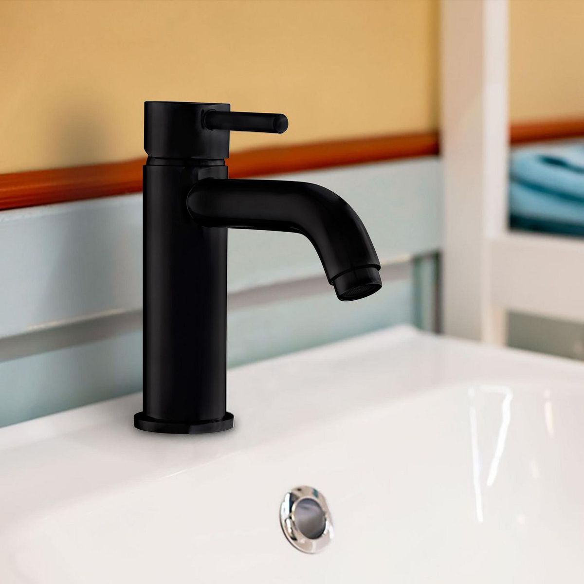 VAINSA - Llave de Lavatorio Monocomando Baja al Mueble Bali