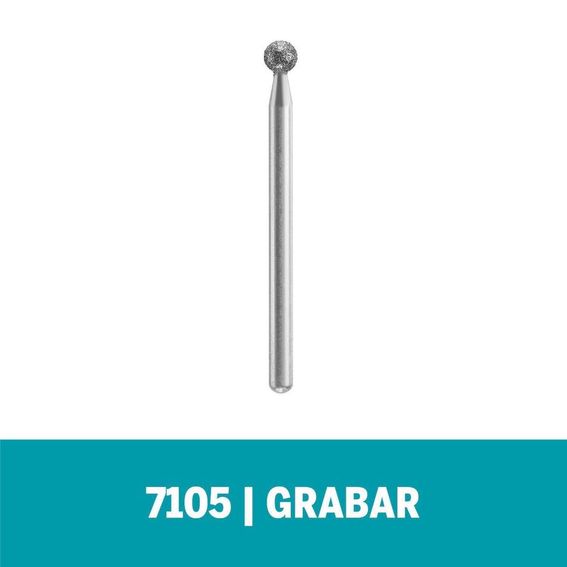 BOSCH - Fresa Diamantada de Grabado con Punta Redonda 4.4mm Dremel