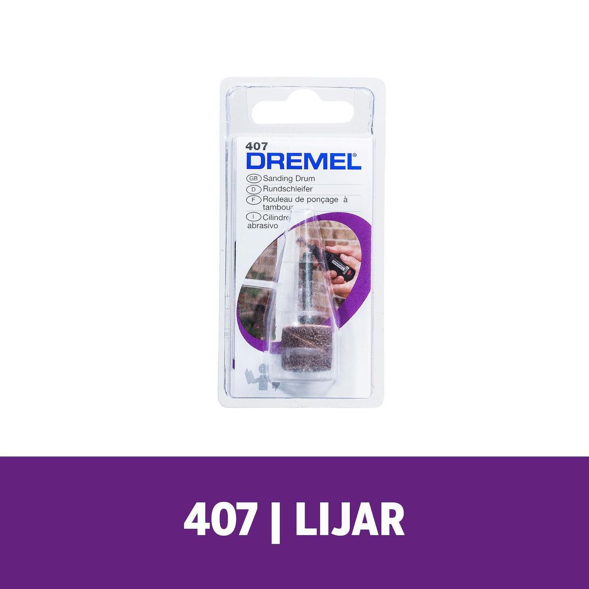 BOSCH - Mandril Vástago Adaptador de Lijado 12.7mm Dremel