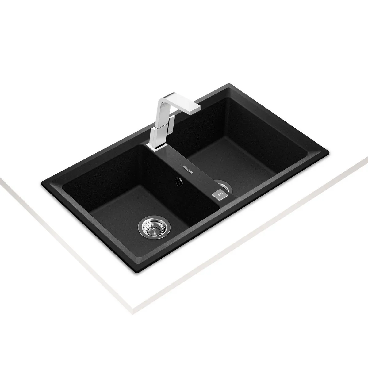 TEKA - Lavadero de Cocina Teka Doble Poza Stone 90 B-TG