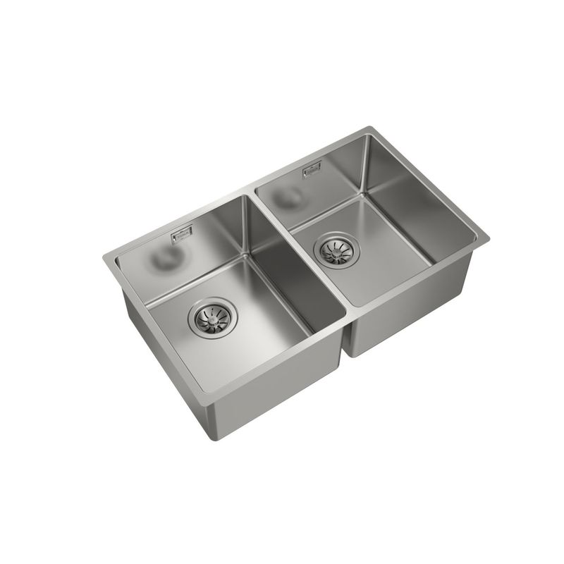 TEKA - Lavadero de Cocina Acero Inoxidable Teka 2 Pozas Be Linea RS15 2C 740 C/R